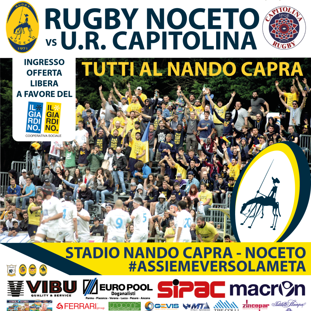SerieA: Rugby Noceto a favore de Il Giardino